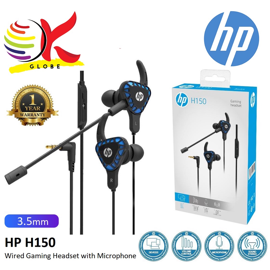 hp h150 gaming earphones