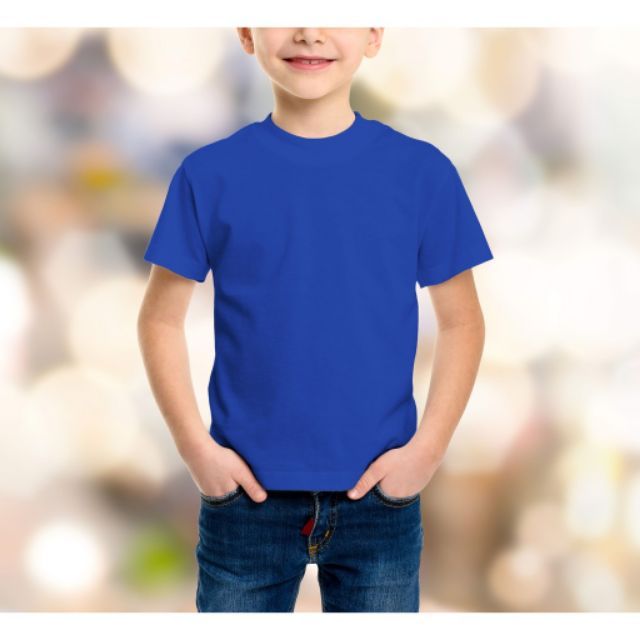 kids royal blue shirt