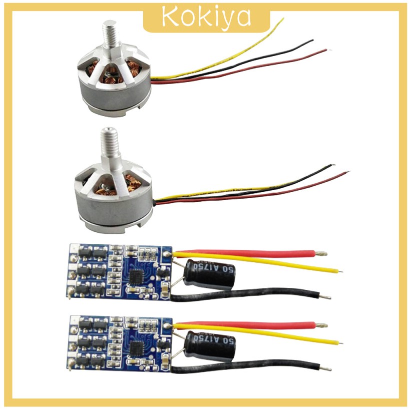 RC Motors & ESC Combo for MJX Bugs 2 B2 B2W F18 D80 Drone Multi-rotor Quads 