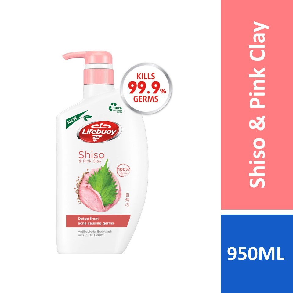 lifebuoy Body Wash Pink Clay 950ml Shopee Malaysia
