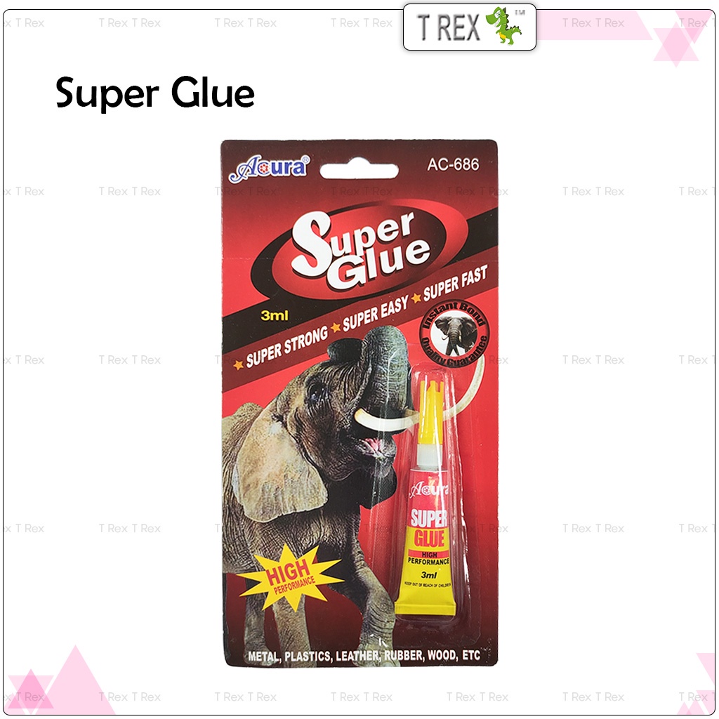 Acura High Performance Super Glue 3ml / Super Gum / Elephant Glue / Gum