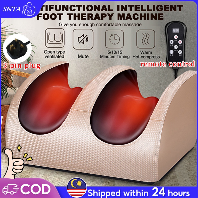 🇲🇾Stock⭐Foot Massager Foot Massage Machine with Remote Control Electric Reflexology Foot machine Mesin Urut Kaki 足部按摩器