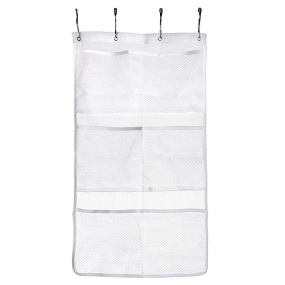 Quick Dry Hanging Caddy Bath Organizer Hang On Shower Curtain Rod