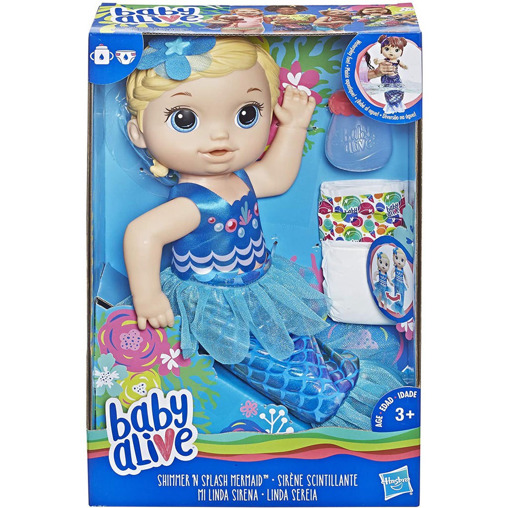 swimming baby alive