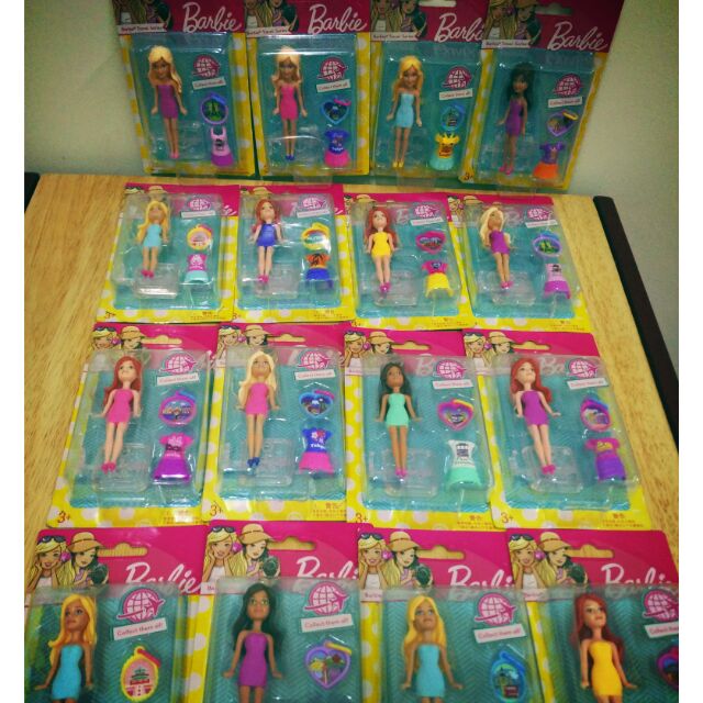 barbie travel series mini doll