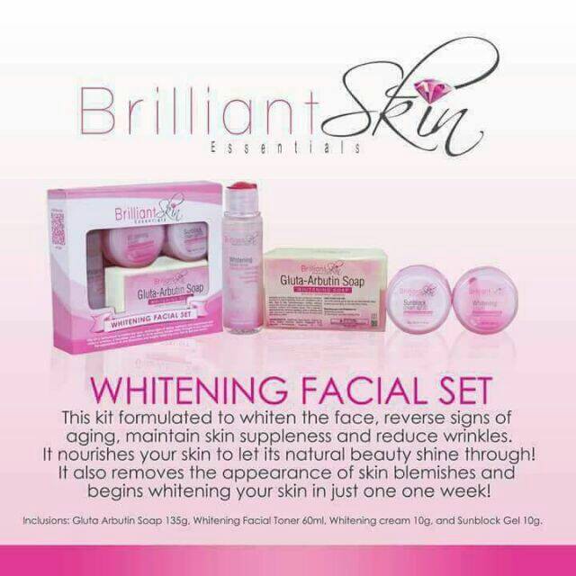 brilliant skincare whitening set