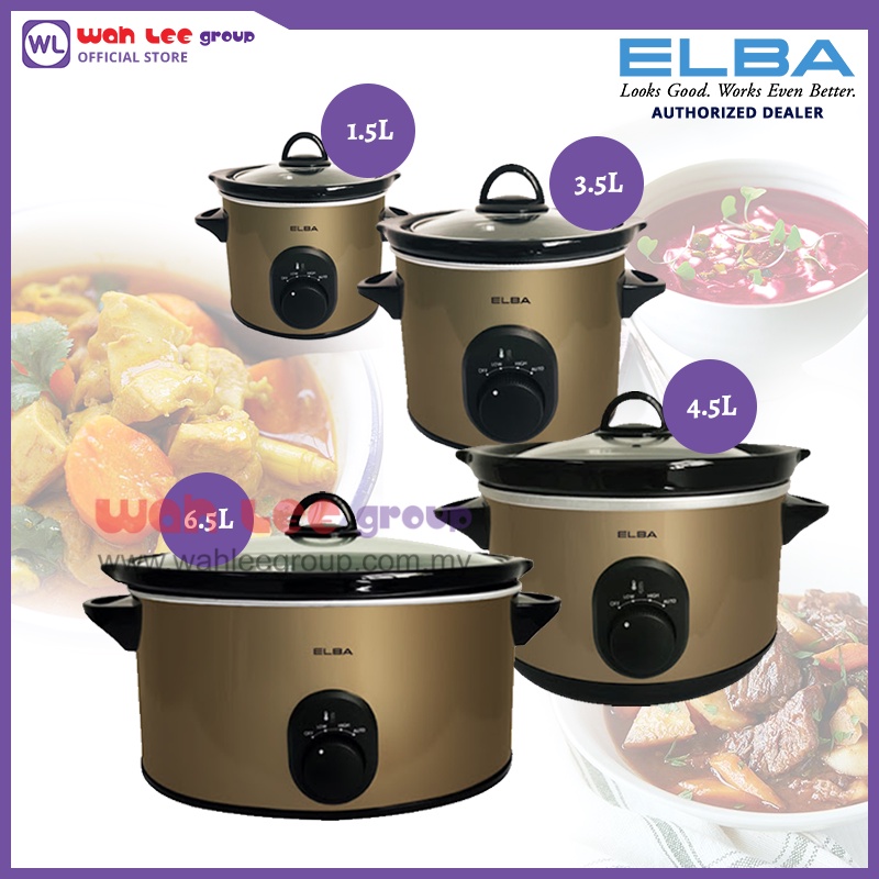 Elba Slow Cooker ESC-K1568(CP) / ESCK1568  , ESC-K3568(CP) / ESCK3568 , ESC-K4568(CP) / ESCK4568 , ESC-K6568(CP) / ESCK6