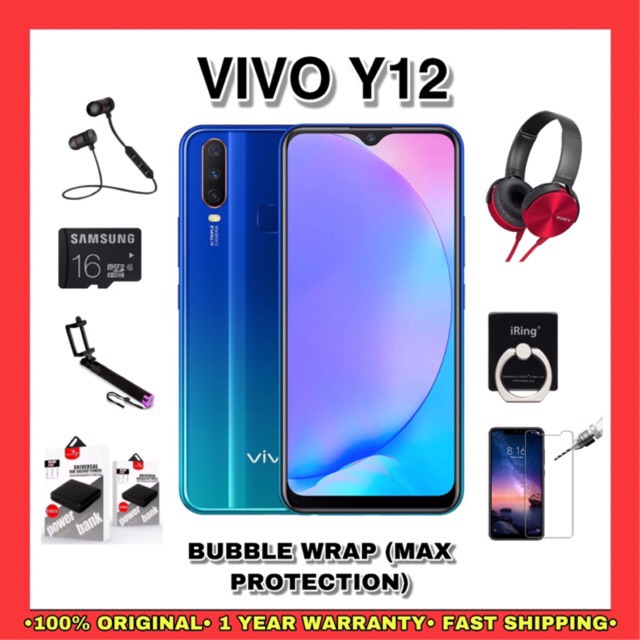 Vivo Y12 3gb 32gb 5000mah Battery Shopee Malaysia