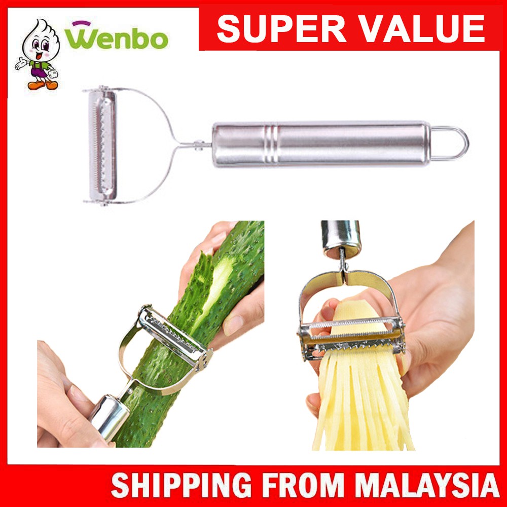 Wenbo Stainless Steel Fruit Cutter Peeler Graters Slicer Vegetable and Fruit Kitchen Gadgets Tools