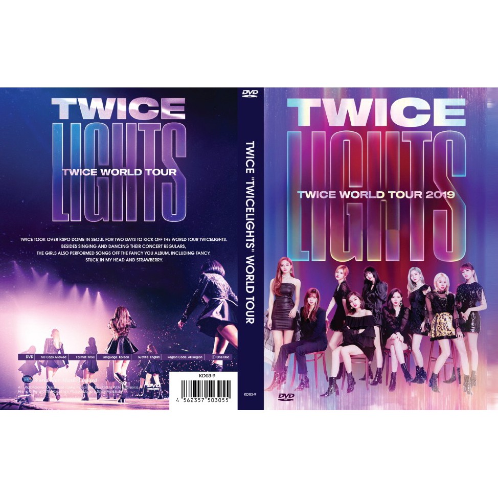 TWICE TWICELIGHTS WORLD TOUR 2019 DVD LIVE CONCERT