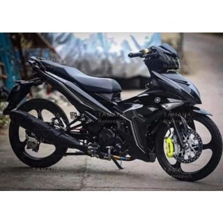 YAMAHA Y15 Y15zr V1 V2 vietnam (Y16 design for Y15) Black Cover set ...