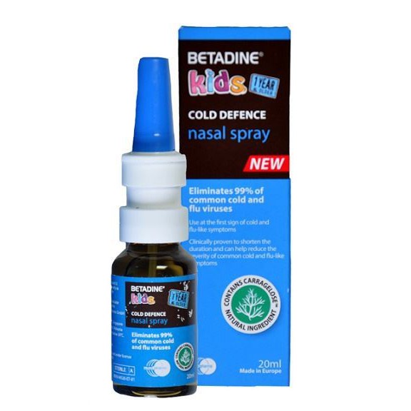 Betadine Kids Cold Defence Nasal Spray 20ml Shopee Malaysia