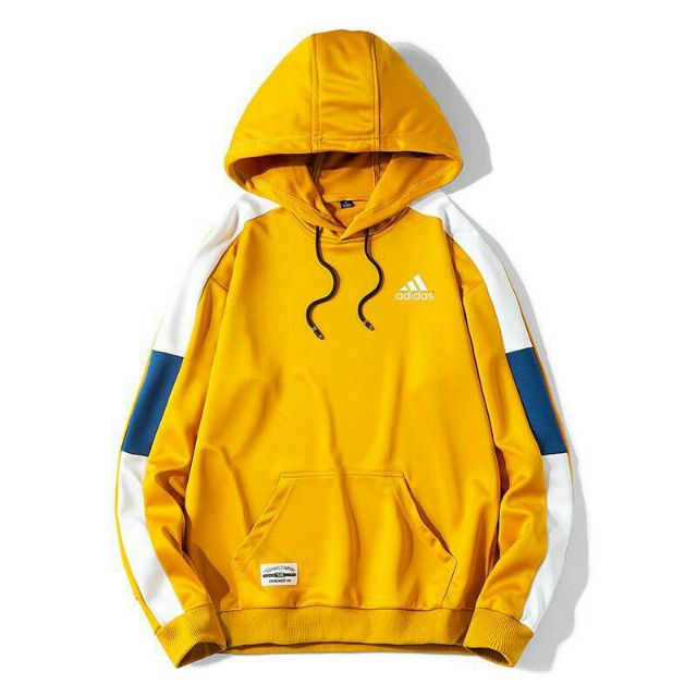 yellow adidas hoodie womens