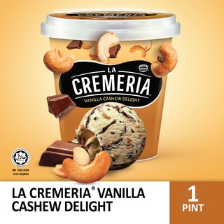 LA CREMERIA Vanilla Cashew Delight Pint (1 Pint, 750ml)