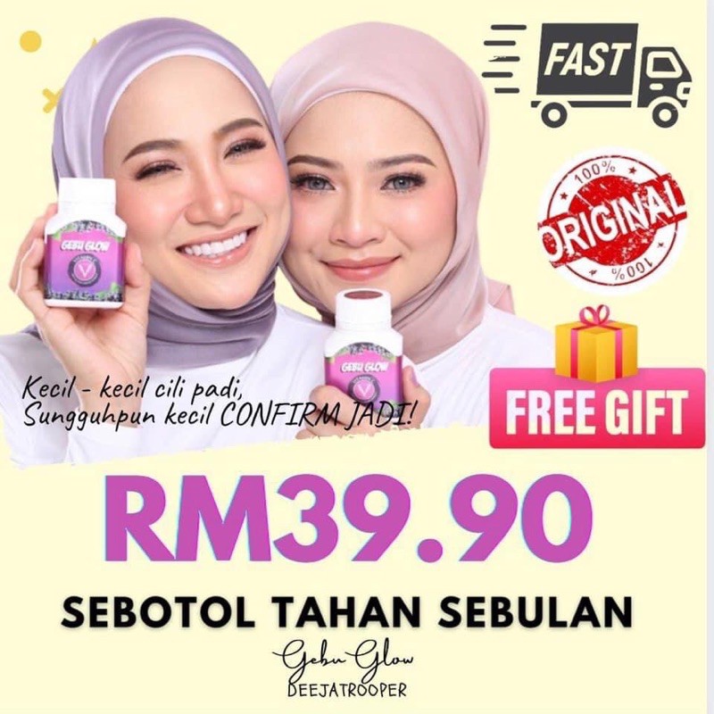 Gebu Glow By Wawawien Beaute Free Give Hq Shopee Malaysia