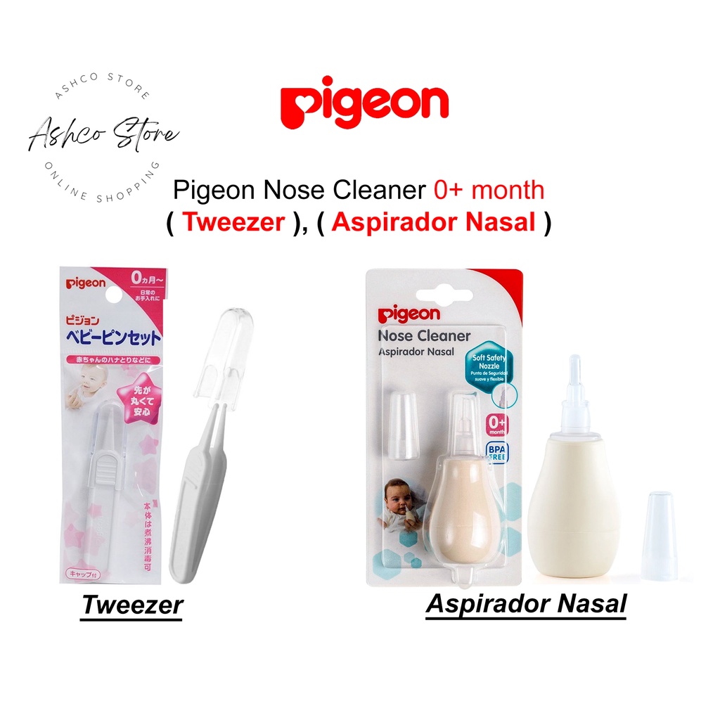 Pigeon Nose Cleaner 0+ month ( Tweezer ), ( Aspirador Nasal ) Shopee