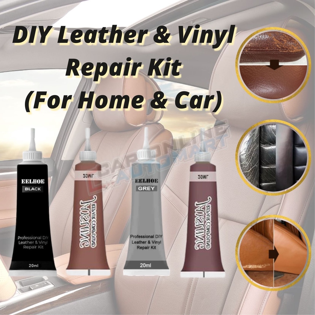 DIY Leather & Vinyl Repair Kit 20ml Leather Care ( Car & Home ) for Leather Product Scratch