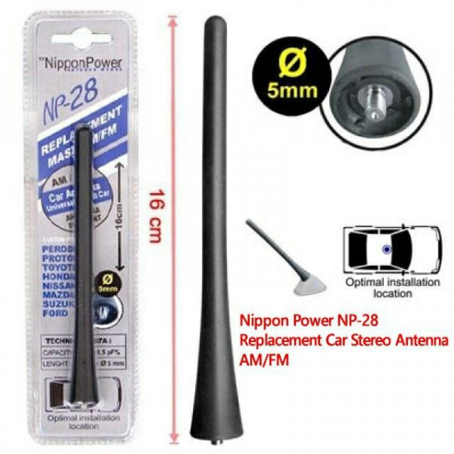 ▤☊❉Car Stereo Antenna AM/FM Area Kereta Perodua Myvi Axia Alza 
