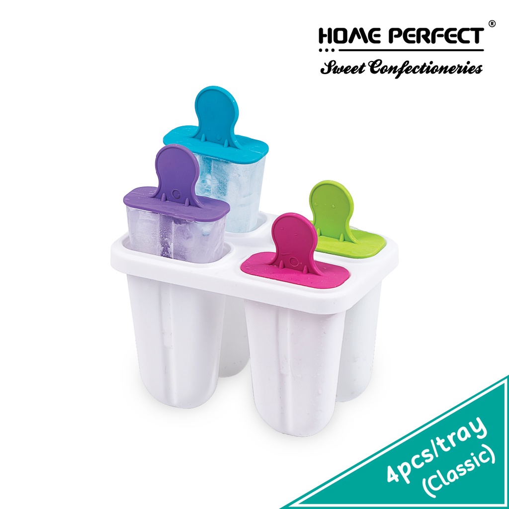 HOME PERFECT 3,4,6Pcs/Tray Classic/Umbrella/Rabbit/Cat/Cake/Sun Popsicle Ice Maker,Bekas Ais Krim,E-224,7,1290,2,7,6131