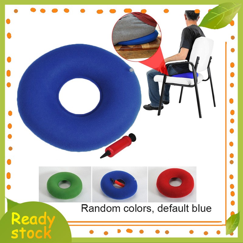 Hemorrhoid Inflatable Seat Cushion, Inflatable Round Cushion, Seat Ring
