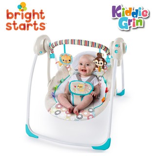 ingenuity soothe n delight portable swing buzzy bloom