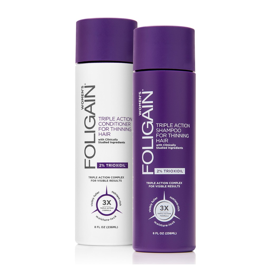 Foligain Stimulating Shampoo For Thinning Hair For Women With 2