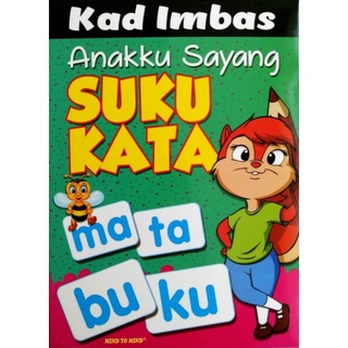 Kad Imbas Suku Kata Lengkap / Flash cards suku kata/ Flash Card BESAR ...