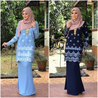  Baju  Kurung  Sulam  Saiz L Sahaja Shopee Malaysia