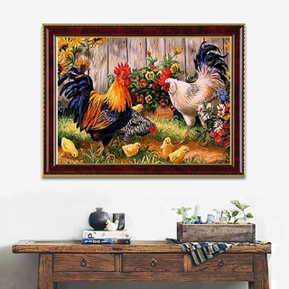 Farm Chicken Coop Cross Stitch Kit Painting Diy Home Decor Shopee