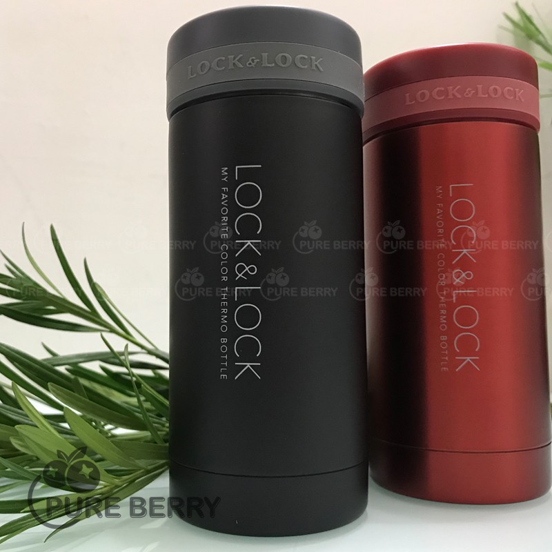 Lock & Lock 200ml Vacuum Flask Super Light Executive Tumbler Stainless