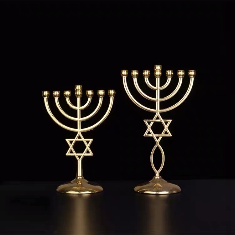 Menorah 金灯台seven Lamp Shopee Malaysia