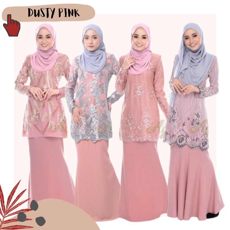 Belacan pink baju kurung Baju Kurung