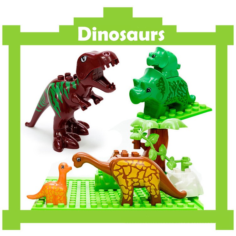 dinosaur block set