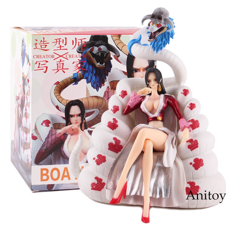 One Piece Figure Anime One Piece Boa Hancock Action Figure Pvc Toy 15 5 17 5cm Shopee Malaysia