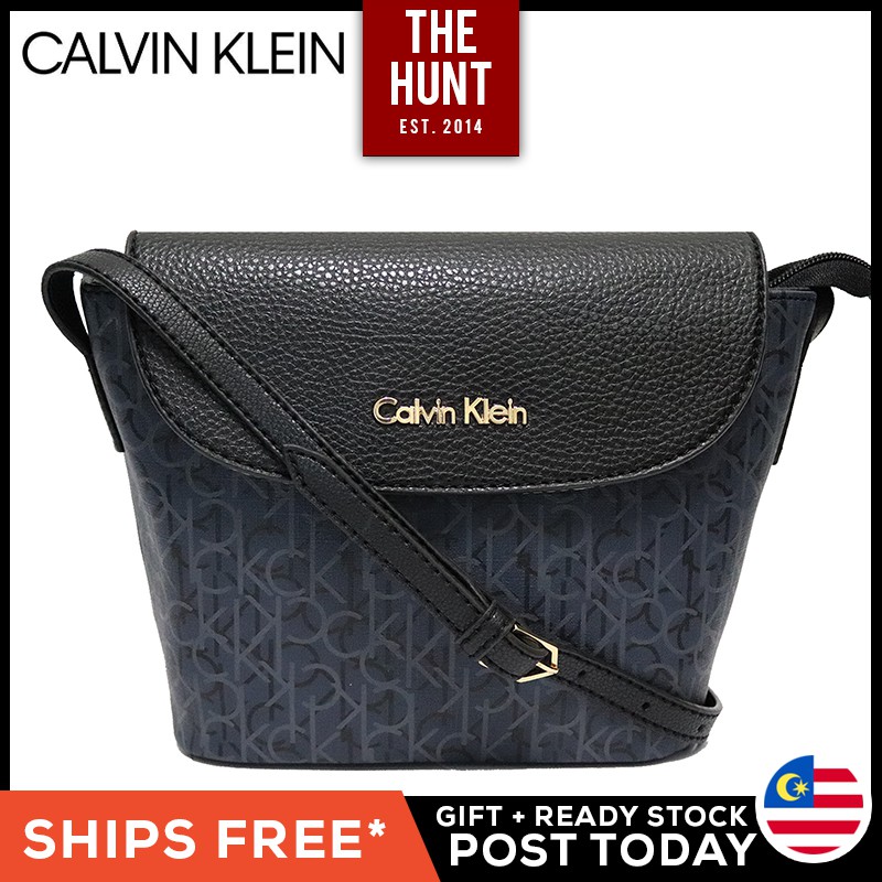 🔥Ready Stock🔥 CALVIN KLEIN Monogram Satchel Bag Women Handbag Sling