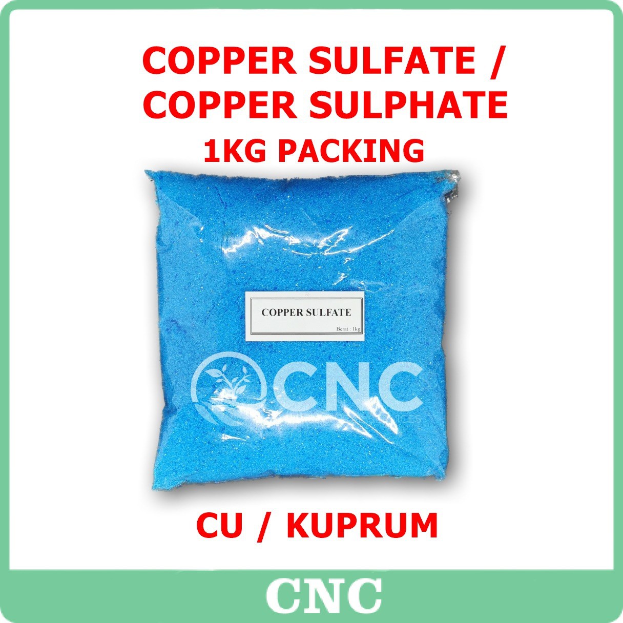 1KG Copper Sulfate Sulphate Blue Pigment Algaecide Swimming Pool