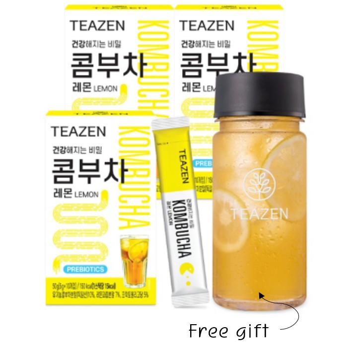 TEAZEN LEMON KOMBUCHA 5g x 30sticks | Shopee Malaysia