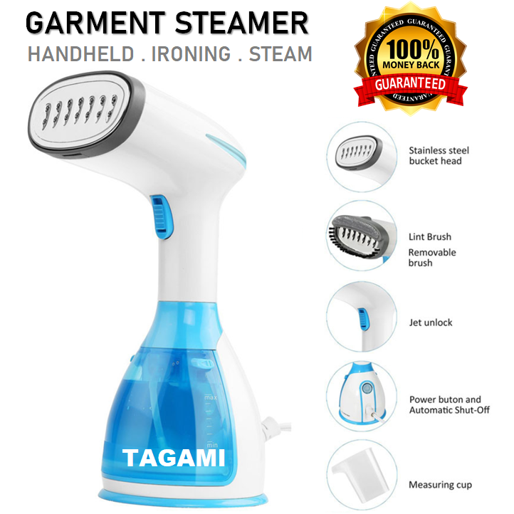 Electric Pressurized Handheld Garment Steamer Tobi Travel Clothes Iron