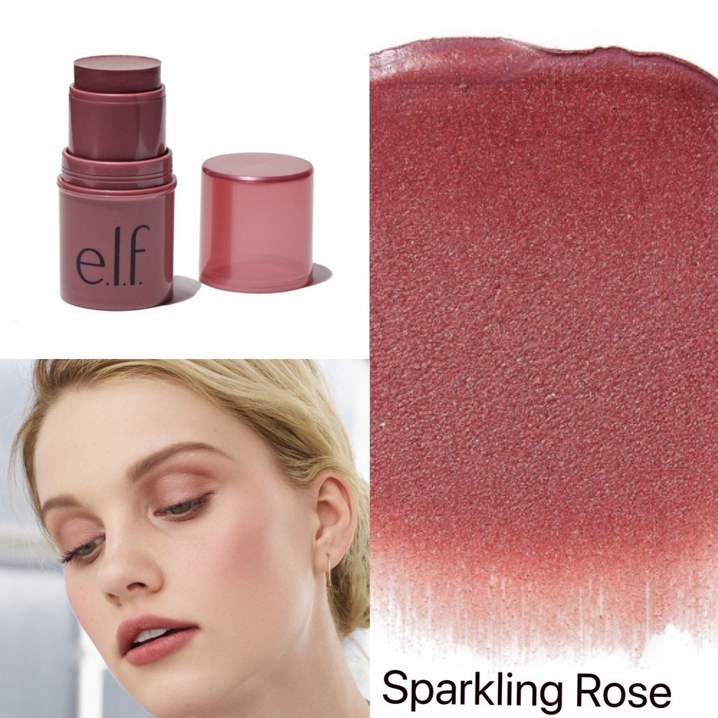 elf sparkling rose blush