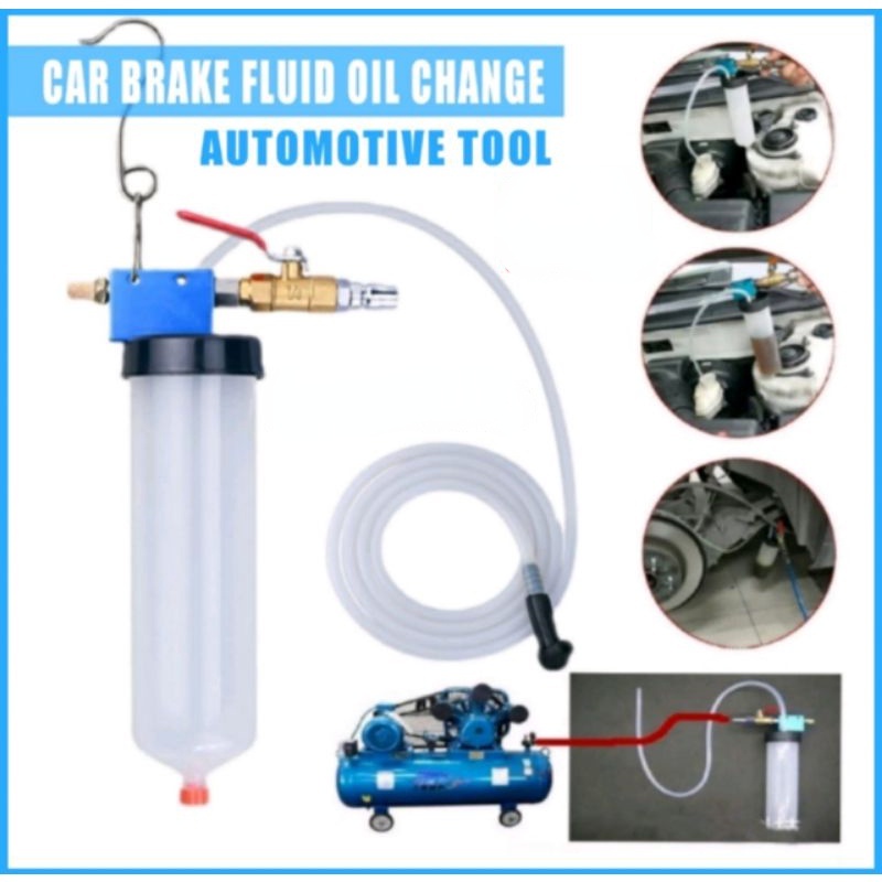 Car Brake Oil change Tool Air Release Exchange Drain Kit Hydraulic