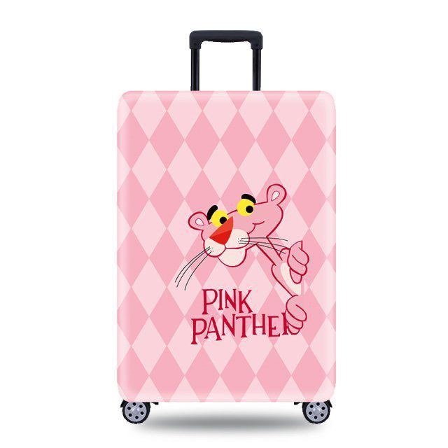 pink leopard suitcase