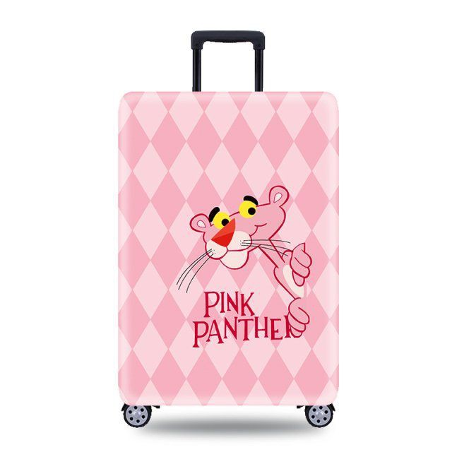 pink leopard suitcase