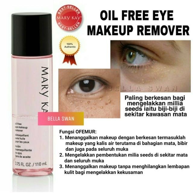 Oil Free Eye Makeup Remover Mk Readystock Shopee Malaysia