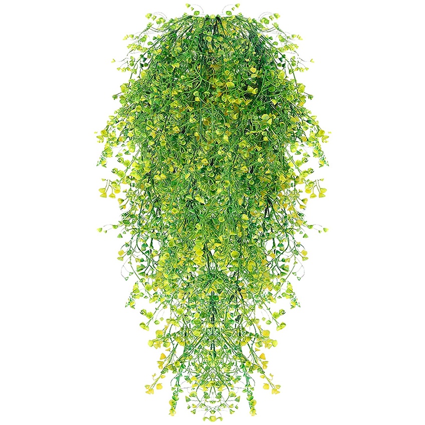 5 stems Artificial Plants Hanging Fake Hanging Plants Outdoor