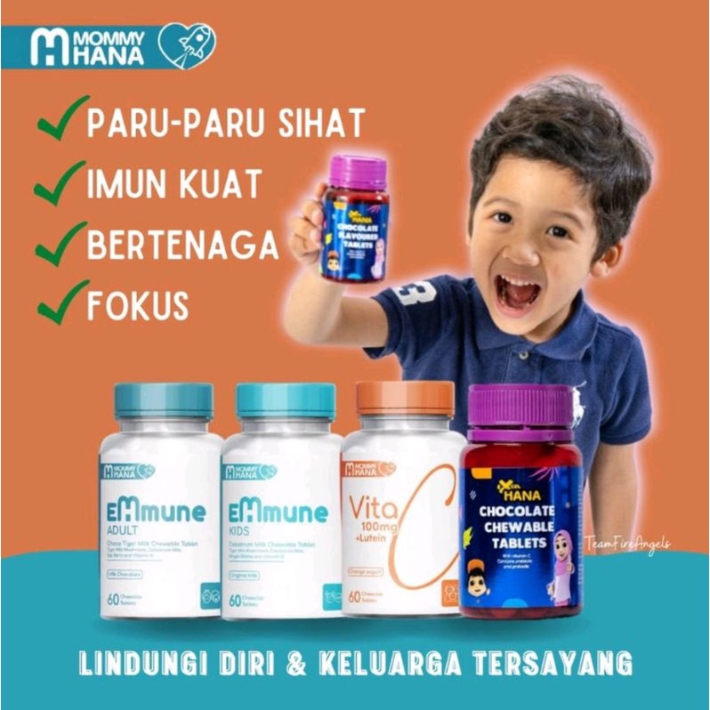 COVID PACK EMMUNE MOMMYHANA FOR ADULT, KIDS AND VITAMIN C FOR IMMUNITY ...