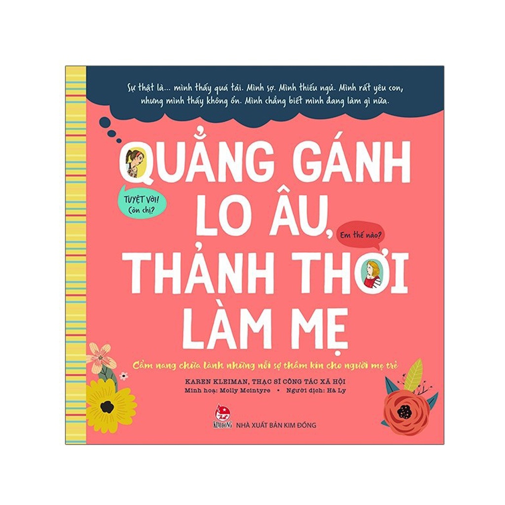 Kim Dong Book - Throw Away Anxiety, Relax Motherhood - A Guide to Healing Secret Fears for Young Mothers - K