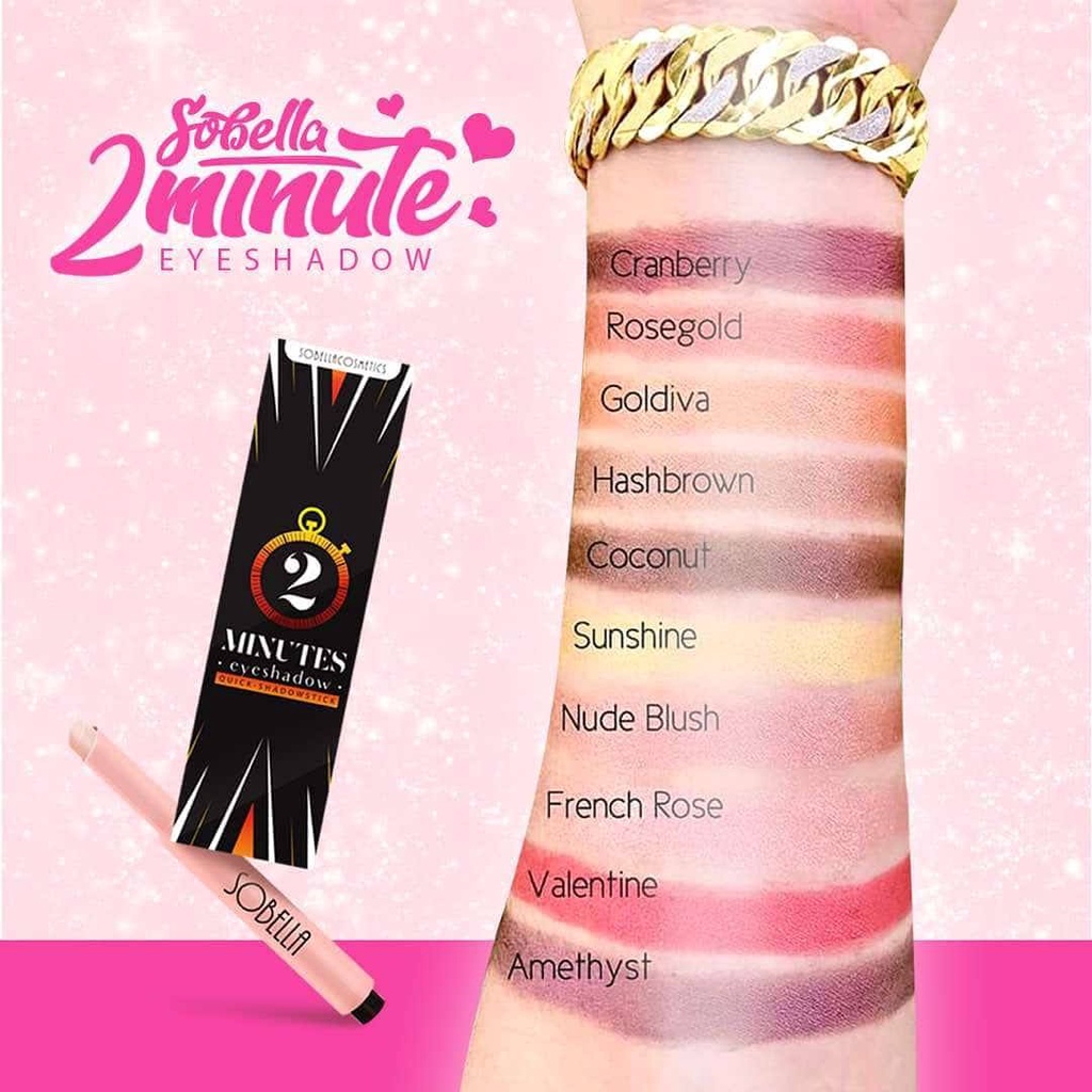 ORIGINAL HQ SOBELLA EYESHADOW STICK MATTE SHIMMER Shopee Malaysia
