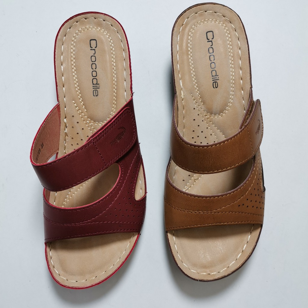 Crocodile Ladies Comfort Casual Slipper Sandals Selipar Perempuan Crocodile Shopee Malaysia