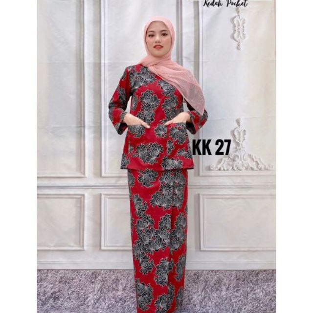  Baju  Kurung  Kedah  Berpoket Shopee  Malaysia