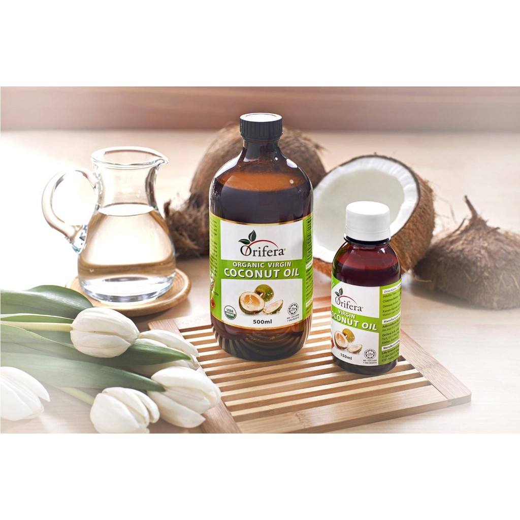 Orifera Organic Virgin Coconut Oil 150ml500ml Shopee Malaysia 